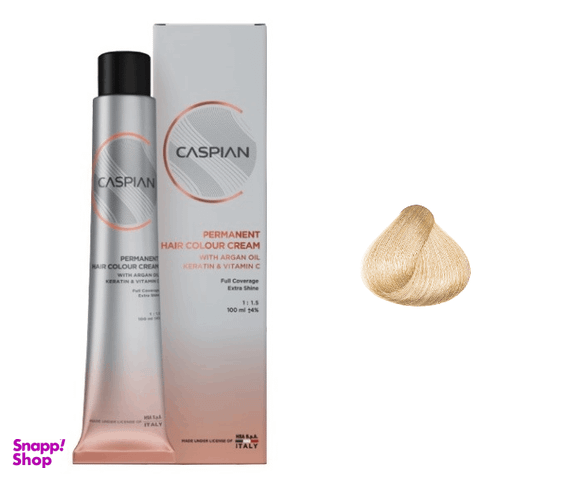 رنگ مو کاسپین (CASPIAN) شماره 10٫0 حجم 100 میلی لیتر رنگ بلوند فوق العاده روشن