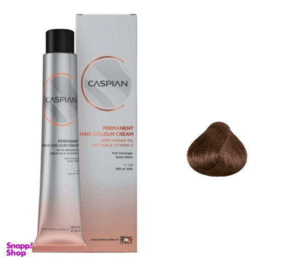رنگ مو کاسپین (CASPIAN) شماره 6٫2 حجم 100 میلی لیتر رنگ بژ تیره متوسط