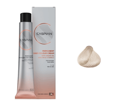 رنگ مو کاسپین (CASPIAN) شماره 10٫1 حجم 100 میلی لیتر رنگ دودی فوق العاده روشن