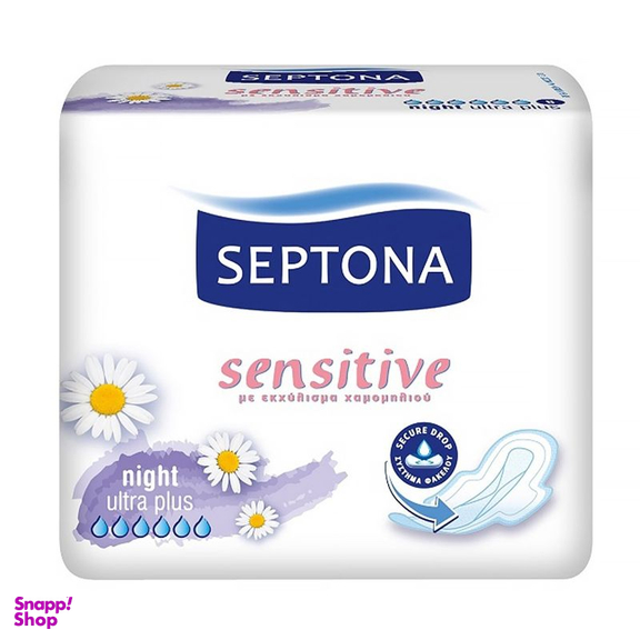 نوار بهداشتی سپتونا (Septona) قطر نازک مدل Night Sensitive مجموعه 2 عددی