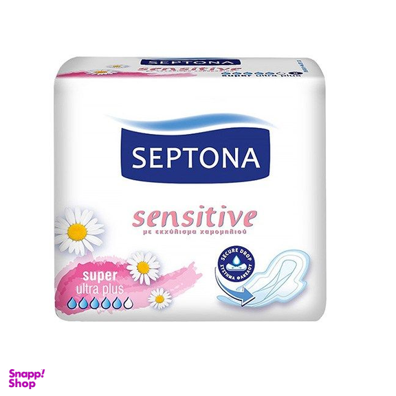 نوار بهداشتی سپتونا (Septona) قطر نازک مدل Super Sensitive مجموعه 2 عددی