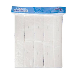 دستمال کاغذی 100 برگ بی تا مدل White بسته 10 عددی
