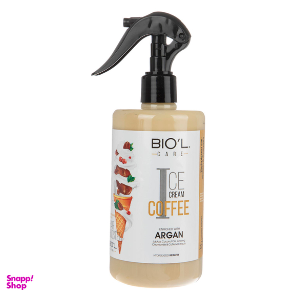 لوسیون مو بیول (Biol) مدل Ice Cream Coffee حجم 400 میلی‌ لیتر