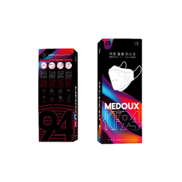 ماسک تنفسی مداکس (Medoux) مدل سه لایه کد RD01 بسته 25 عددی