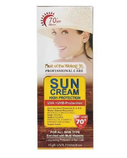 کرم ضدآفتاب ووکالی مدل 70spf حجم 130 میلی لیتر
