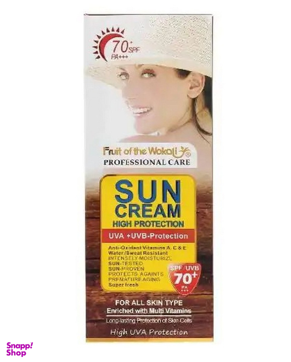 کرم ضدآفتاب ووکالی مدل 70spf حجم 130 میلی لیتر