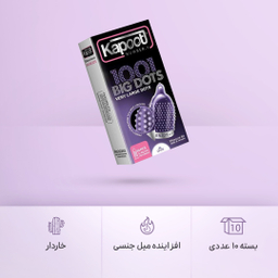 کاندوم کاپوت مدل Big Dots بسته 10 عددی