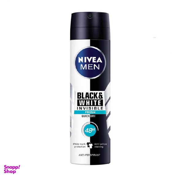 اسپری ضد تعریق مردانه نیوآ (Nivea) مدل Invisible Fresh حجم 150 میلی‌ لیتر