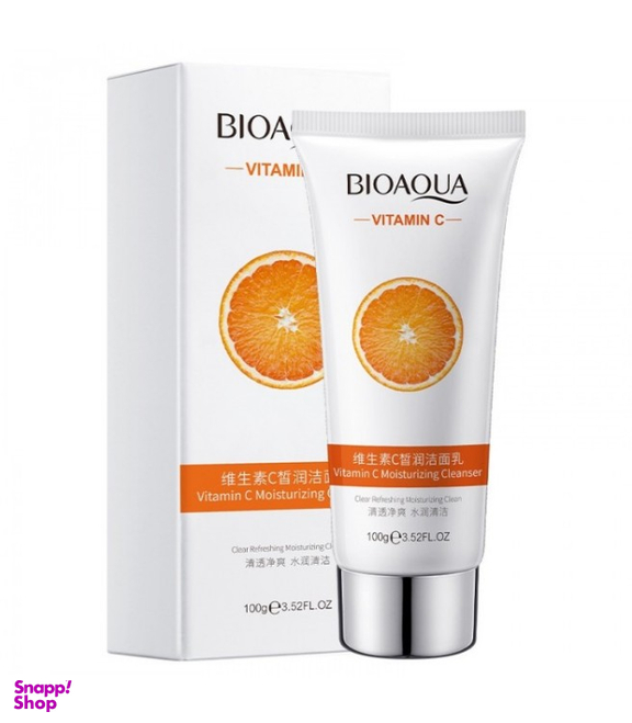فوم شستشو صورت بایوآکوا مدل ویتامین سی وزن 100 گرم