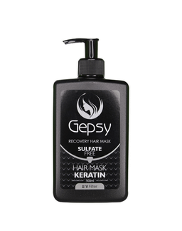 ماسک مو جیپسی (Gepsy) مدل Keratin حجم 500 میلی لیتر