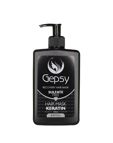 ماسک مو جیپسی (Gepsy) مدل Keratin حجم 500 میلی لیتر