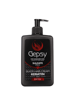ماسک و کرم جیپسی (Gepsy) مدل Keratin حجم 1000 میلی لیتر