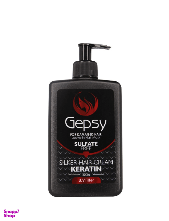 ماسک و کرم جیپسی (Gepsy) مدل Keratin حجم 1000 میلی لیتر