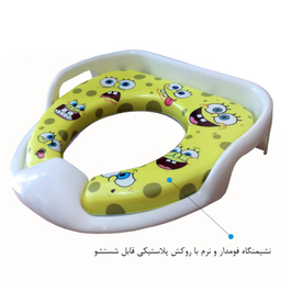 تبدیل توالت فرنگی کودک طرح باب اسفنجی کد PH310
