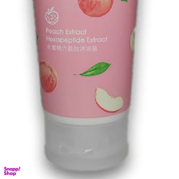 اسکراب بدن بایوآکوا (BioAqua) مدل هلو حجم 250 میلی لیتر