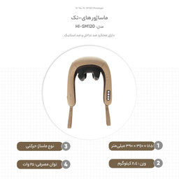 ماساژور های تک مدل HI-SM120