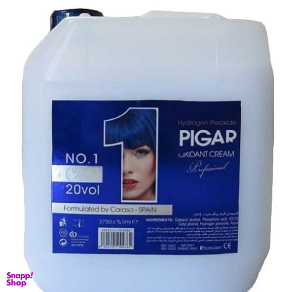 اکسیدان پیگار (Pigar) مدل 6 درصد حجم 4000 میلی لیتر