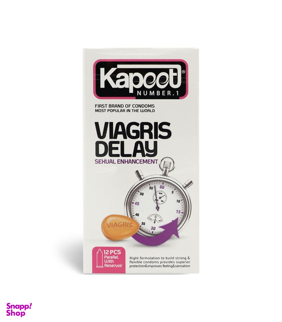 کاندوم تاخیری کاپوت (kapoot) مدل Viagriss بسته 12 عددی