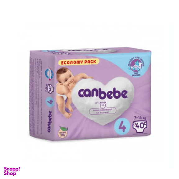 پوشک کودک جان ببه (Canbebe) سایز 4 بسته 30 عددی