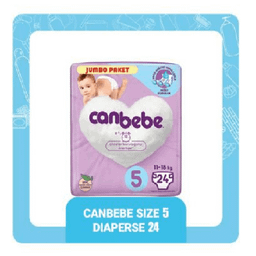 پوشک جان ببه (Canbebe) سایز 5 بسته 24 عددی