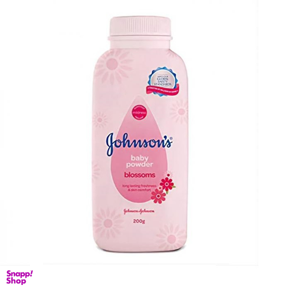 پودر بچه جانسون مدل Blossoms حجم 200 گرم