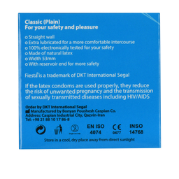 کاندوم فیستا مدل Classic بسته 3 عددی