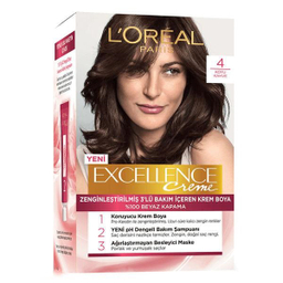 کیت رنگ مو لورآل (Loreal) سری Excellence شماره 4 حجم 48 میلی‌ لیتر رنگ قهوه ای