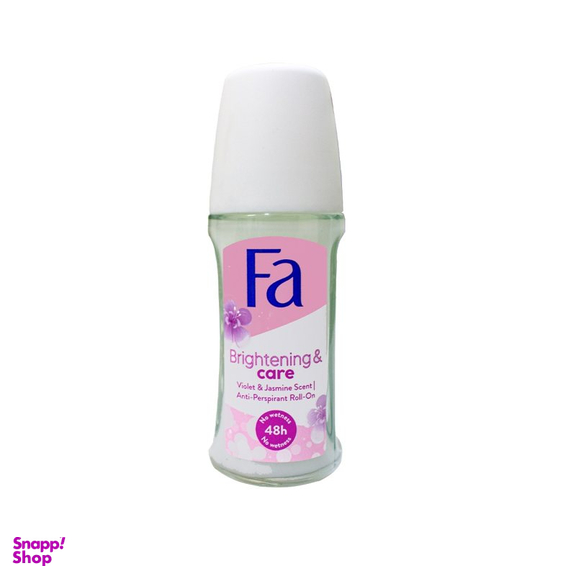 رول ضد تعریق زنانه فا (FA) مدل Brightening & Care حجم 50 میل لیتر