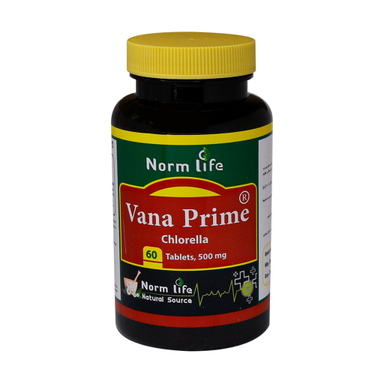 قرص وانا پرایم کلرلا (Vana Prime Chlorella) نورم لایف بسته 60 عددی