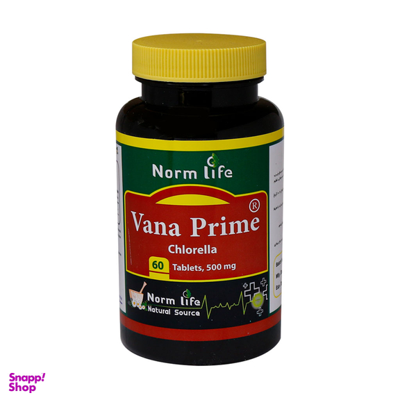 قرص وانا پرایم کلرلا (Vana Prime Chlorella) نورم لایف بسته 60 عددی