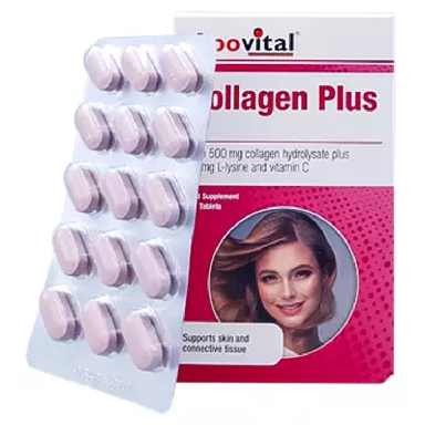 قرص کلاژن پلاس (Kollagen Plus) آپوویتال بسته 30 عددی
