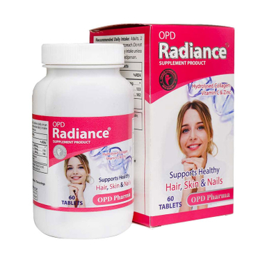 قرص مکمل رادیانس او پی دی فارما (Radiance OPD) بسته 60 عددی