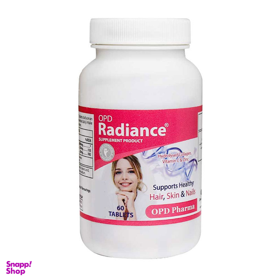 قرص مکمل رادیانس او پی دی فارما (Radiance OPD) بسته 60 عددی