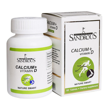 قرص کلسیم + منیزیم + زینک + ویتامین دی (Calcium + Magnesium + Zinc + Vitamin D3) سندروس بسته 60 عددی