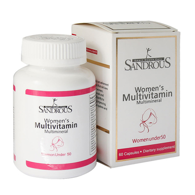 کپسول مولتی ویتامین مولتی مینرال (Multivitamin Multimineral) سندروس بسته 60 عددی
