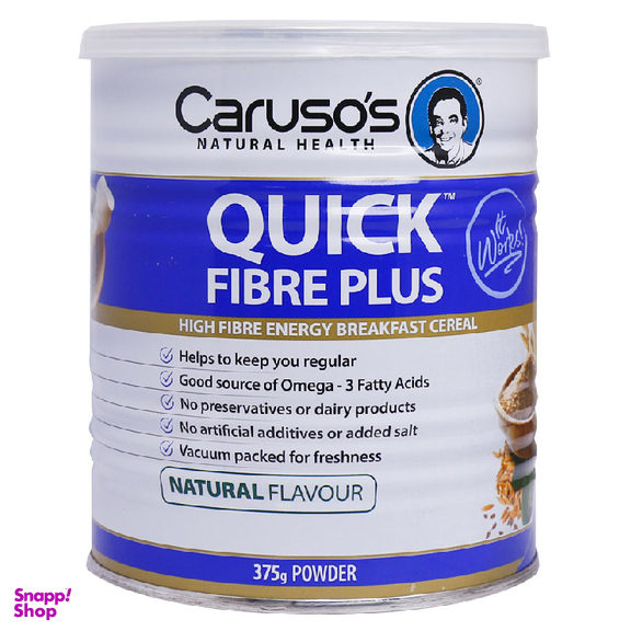 پودر کوییک فایبر پلاس (Quick Fibre Plus) کاروسوس نچرال هلث وزن 375 گرم