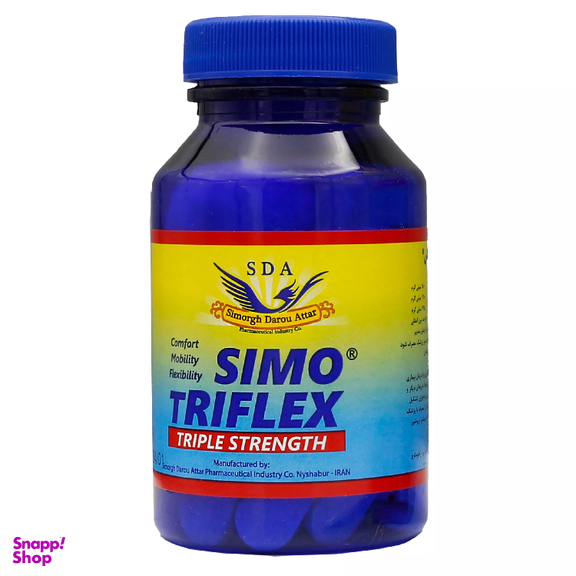 قرص سیمو تری فلکس (Simo Triflex) سیمرغ دارو عطار بسته 60 عددی