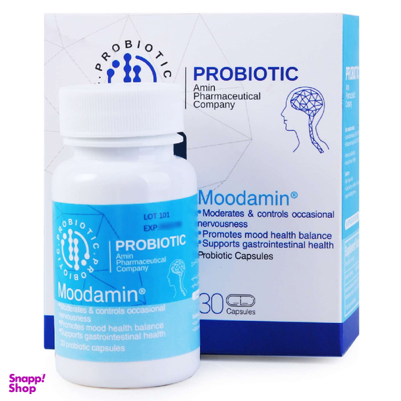 کپسول مودامین (Moodamin) پروبیوتیک بسته 30 عددی
