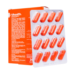 کپسول یوهلث (Uhealth) آرین سلامت سینا بسته 32 عددی