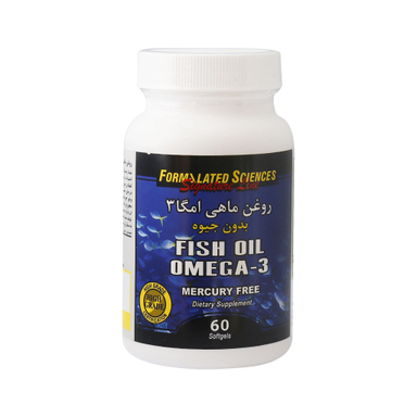 سافت ژل روغن ماهی امگا 3 بدون جیوه (Fish Oil Omega 3) فرمولیتد ساینسز
