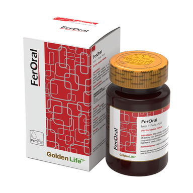 قرص فرورال (FerOral) گلدن لایف بسته 30 عدد