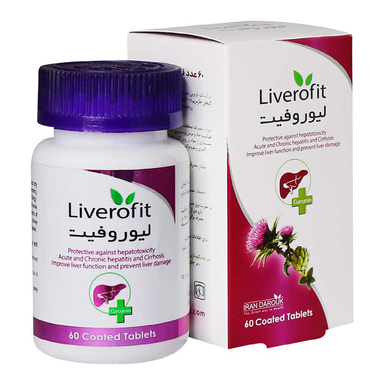 قرص لیوروفیت (Liverofit) ایران داروک بسته 60 عدد