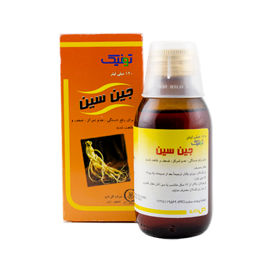 شربت تونیک جین سین (Ginsin Tonic) گل دارو حجم 120 میلی لیتر