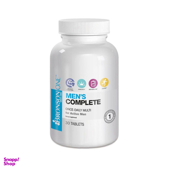 قرص مولتی ویتامین آقایان منز کامپلیت (Mens Complete) برونسون بسته 30 عددی