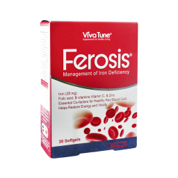سافت ژل آهن فروسیس (Ferosis) ویوا تیون بسته 30 عددی