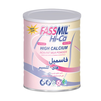 غذای کمکی سالمندان و بیماران فاسمیل های کلسیم (Fassmil High Calcium) وزن 400 گرم
