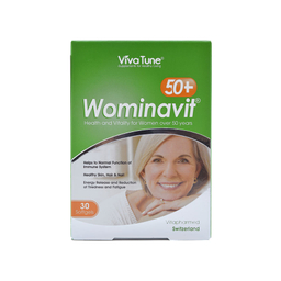 سافت ژل مولتی ویتامینهای سالمندان ومیناویت بالای 50 سال (Wominavit Over 50 Old) ویوا تیون بسته 30 عددی