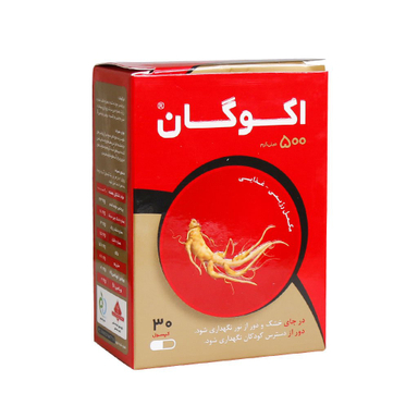 کپسول مکمل پوست مو و ناخن اکوگان (Ecogan) گیاه اسانس بسته 30 عددی