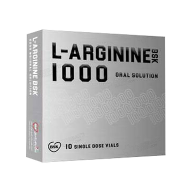 محلول ال آرژینین 1000 میلی گرم (L Arginine 1000 mg) بنیان سلامت کسری بسته 10 عددی