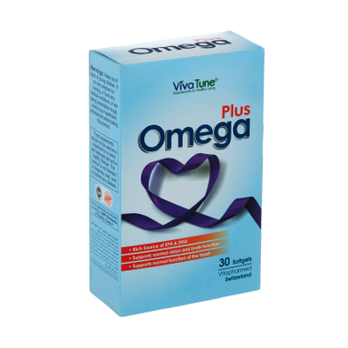 سافت ژل امگا پلاس (Omega Plus) ویواتیون بسته 30 عددی
